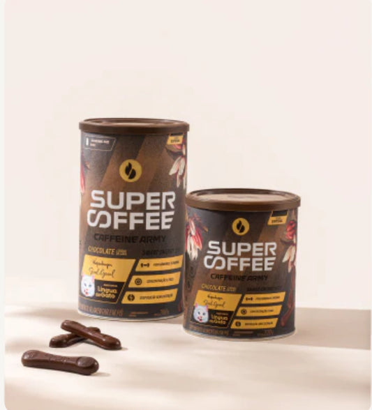 SuperCoffee Chocolate Língua de Gato 220 grs