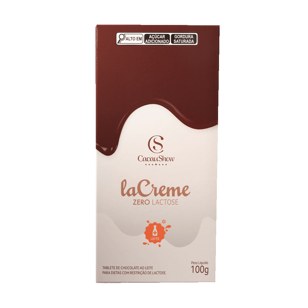 Tablete laCreme de Chocolate Zero Lactose 100g